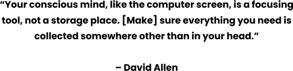 1 David Allen Quote