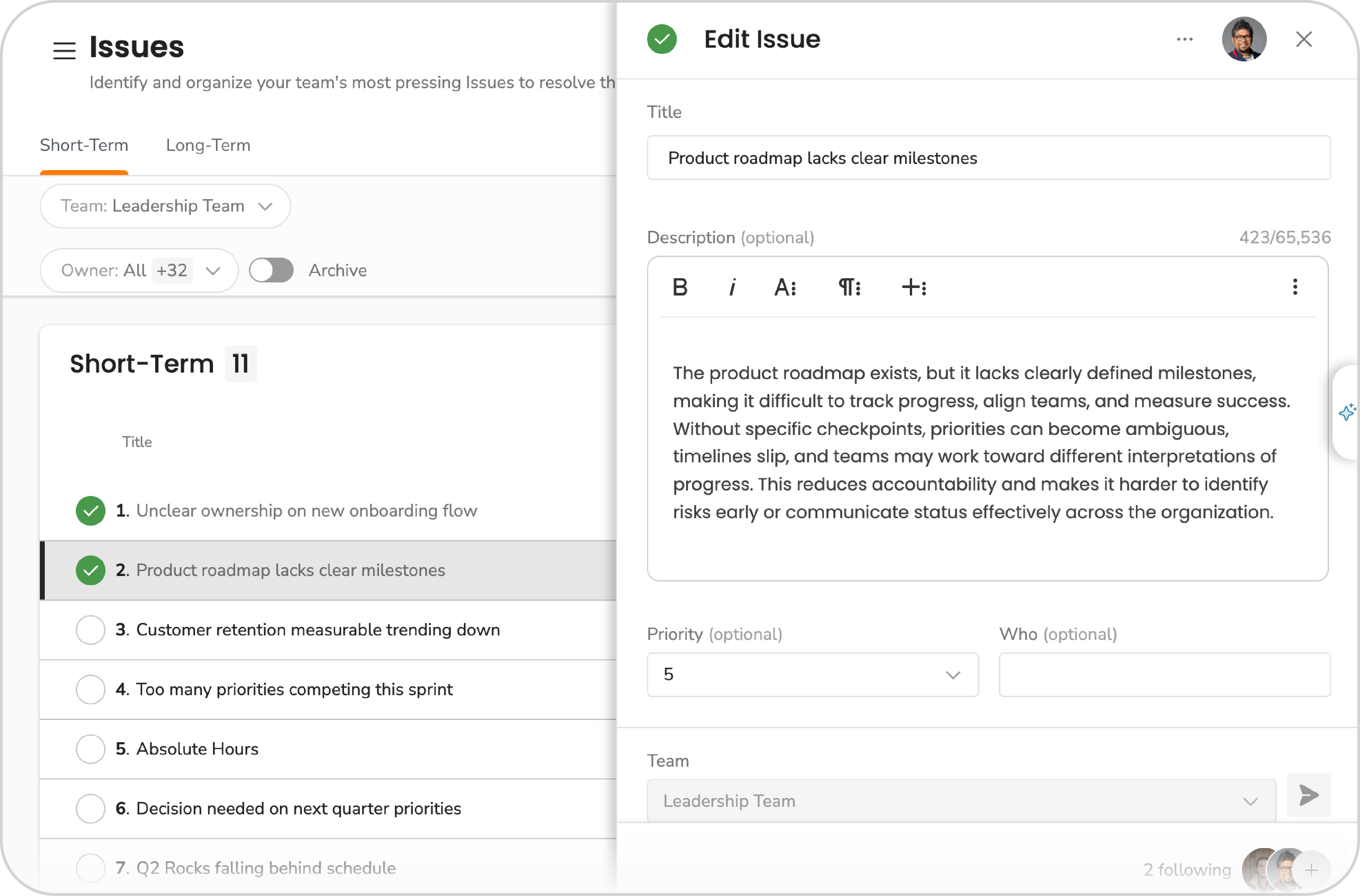 EOS_Product_Screenshots_Screens_Issues_V2