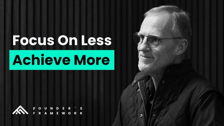 Video Thumbnail: Focus On Less, Achieve More with picture of Mark Abbott, CEO of Ninety