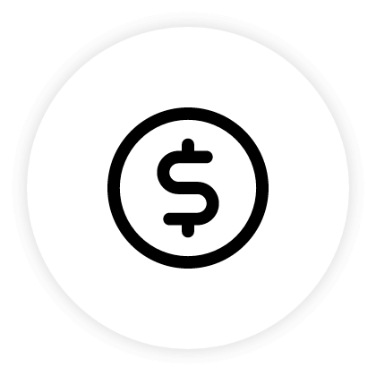 Dollar sign icon