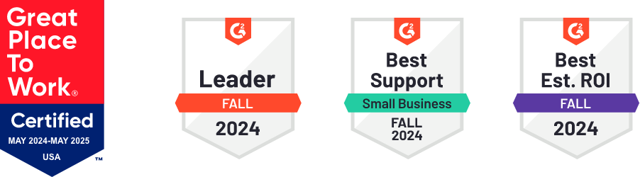 GreatPlace to Work Certified, G2 Awards