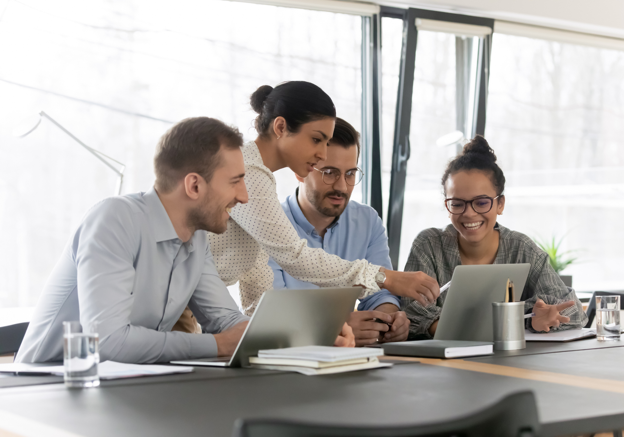 what is growth plan in business Coworkers Checking the Business Operating System