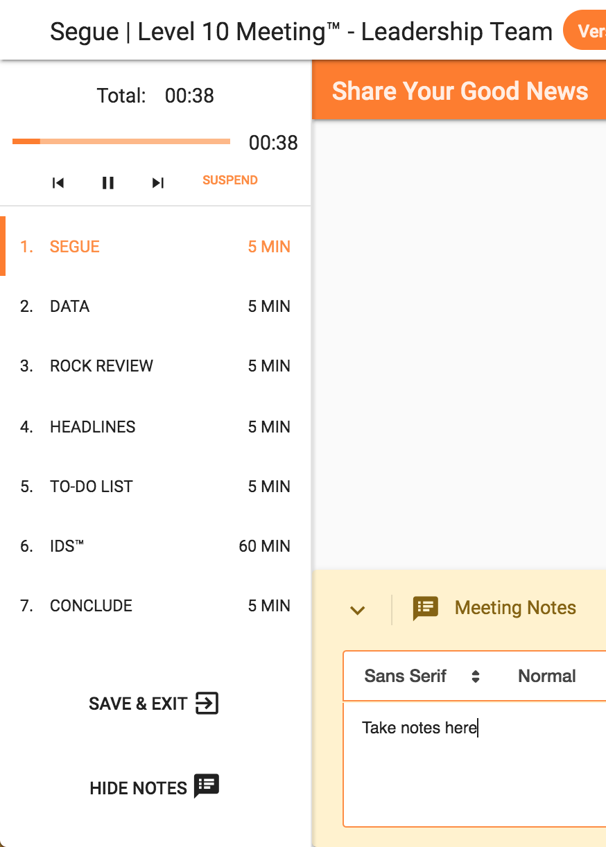 Rate your next meeting a 10!