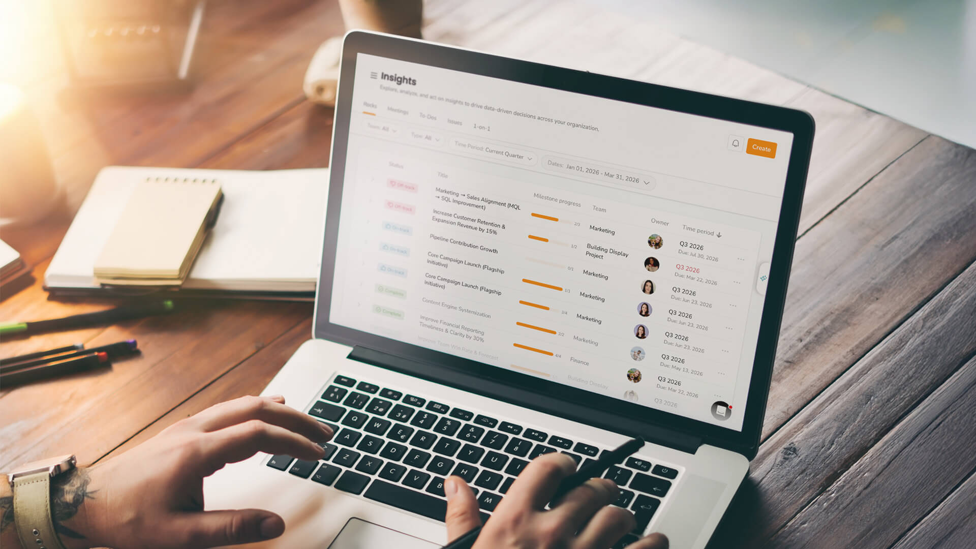 Best Goal Tracking Software - Laptop