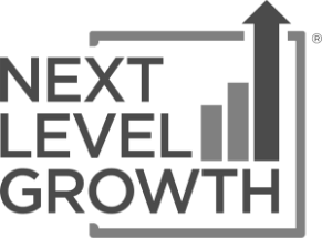 Next Level Growth Logo black and white