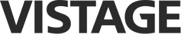 Vistage Logo black and white